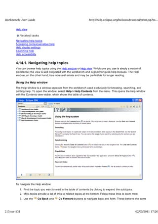 Workbench user guide
