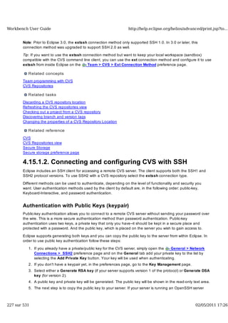 Workbench user guide