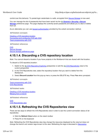 Workbench user guide