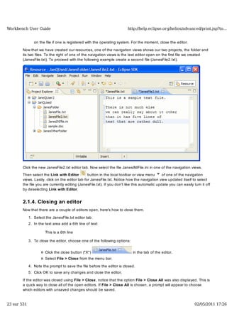 Workbench user guide