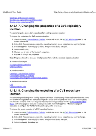 Workbench user guide