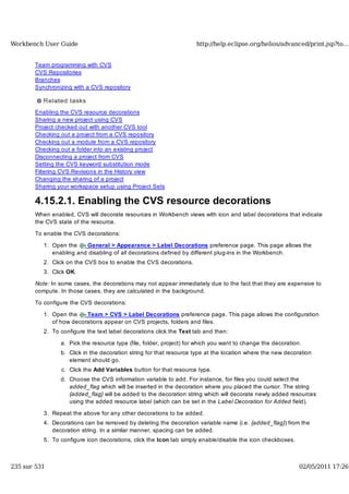 Workbench user guide