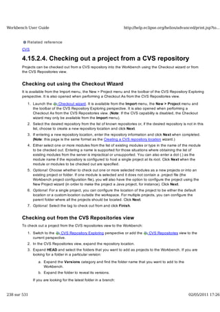 Workbench user guide