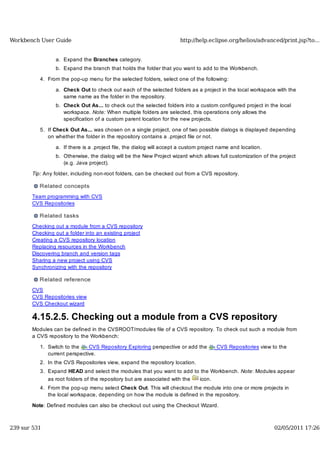 Workbench user guide