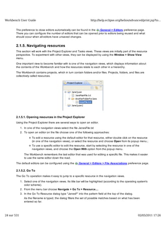 Workbench user guide