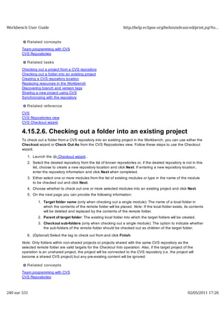 Workbench user guide