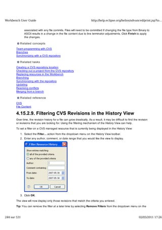 Workbench user guide