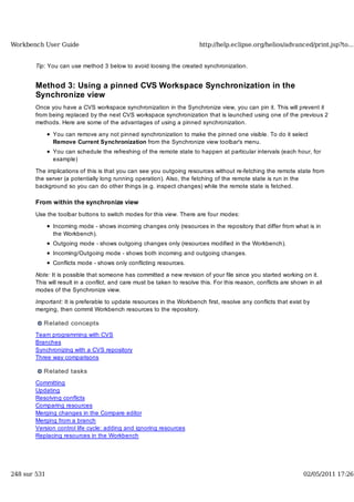 Workbench user guide