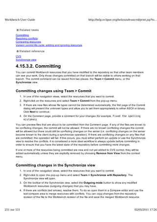 Workbench user guide