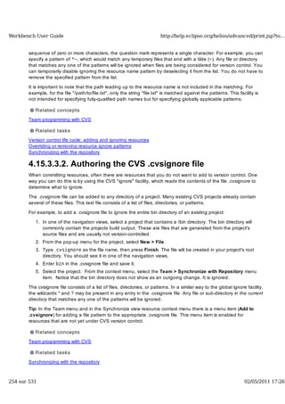 Workbench user guide