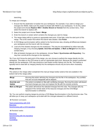 Workbench user guide