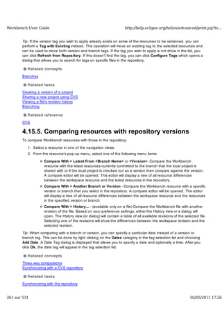 Workbench user guide