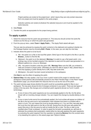 Workbench user guide