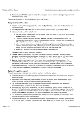 Workbench user guide