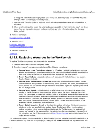 Workbench user guide