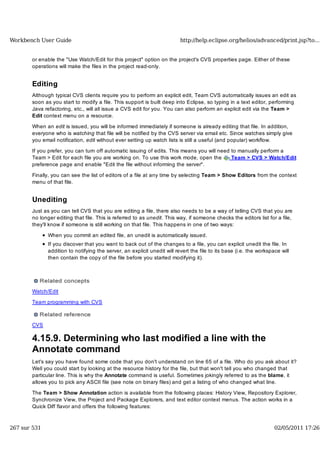 Workbench user guide