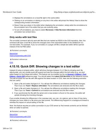 Workbench user guide