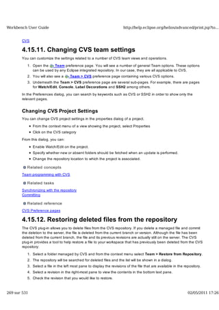 Workbench user guide