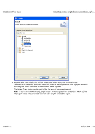 Workbench user guide