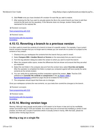 Workbench user guide