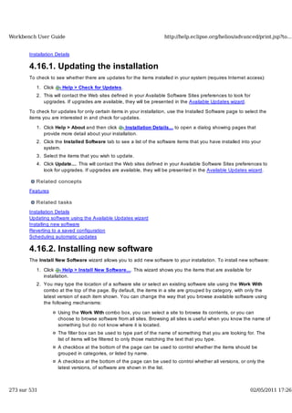 Workbench user guide