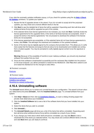 Workbench user guide