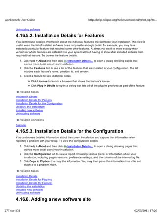 Workbench user guide