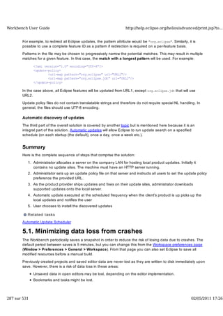 Workbench user guide