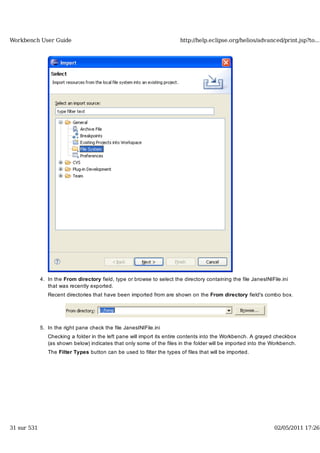 Workbench user guide
