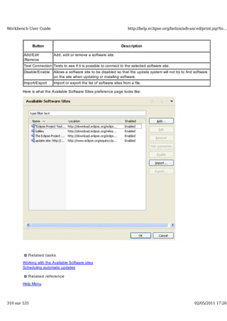 Workbench user guide