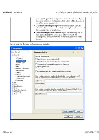 Workbench user guide