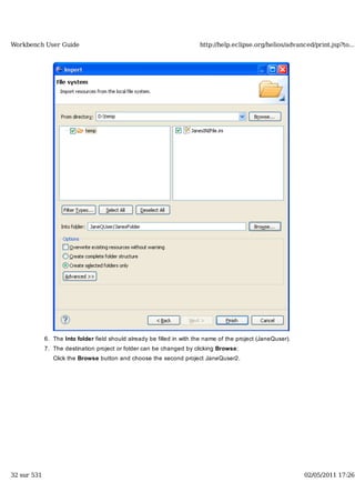 Workbench user guide