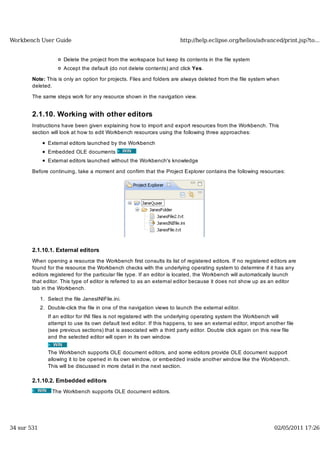 Workbench user guide