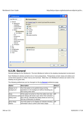 Workbench user guide