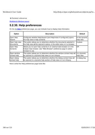 Workbench user guide