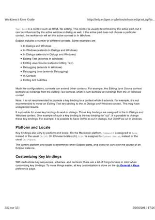 Workbench user guide