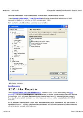 Workbench user guide