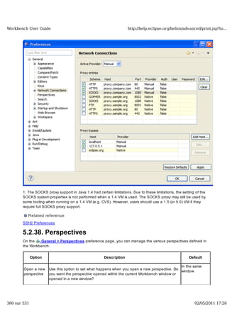 Workbench user guide