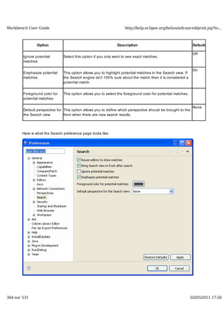 Workbench user guide