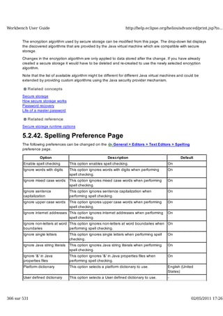 Workbench user guide