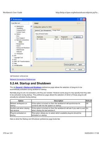 Workbench user guide