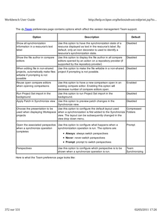 Workbench user guide