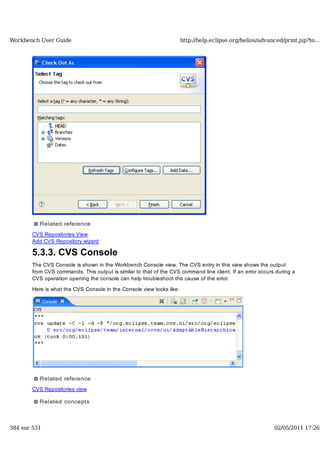 Workbench user guide