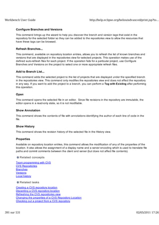 Workbench user guide