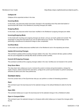 Workbench user guide