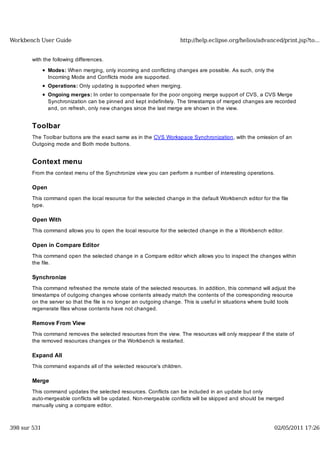 Workbench user guide