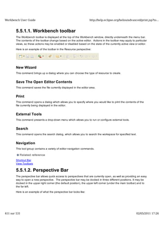 Workbench user guide