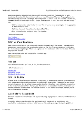Workbench user guide