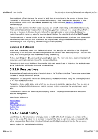 Workbench user guide