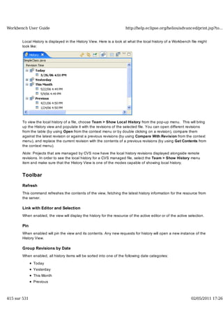 Workbench user guide